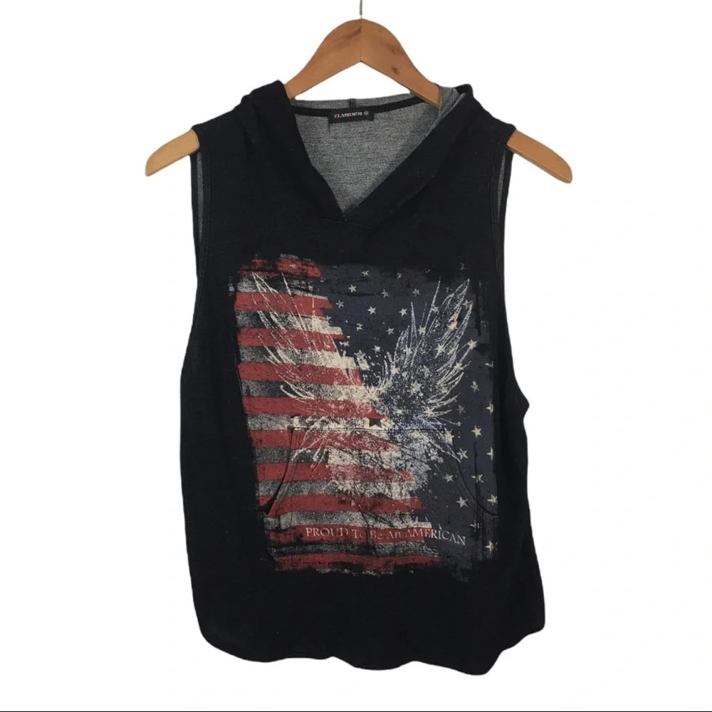 WS894 Flashmob American Pride Muscle Shirt M - Picture 3 of 5